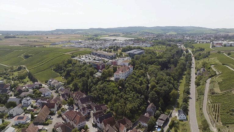 Sede central de Hohenstein en Bönnigheim, sitio con registro EMAS Sede de Bönnigheim en la que el sistema de gestión ambiental de Hohenstein obtuvo el registro EMAS en 2026.